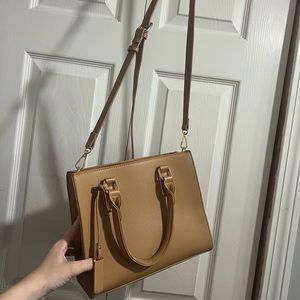 Tan crossbody bag